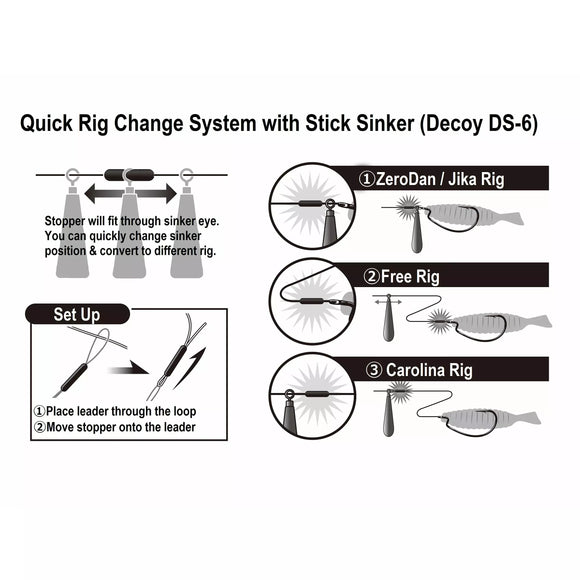 DECOY L-12 MULTI SINKER LOCK PEGS 18PK