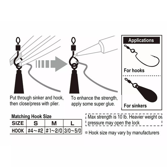 DECOY OPEN SWIVEL SN-7 7PK
