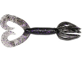 Buy smoke-w-black-purple-157 YAMAMOTO HULA GRUB 4&quot;/5&quot;