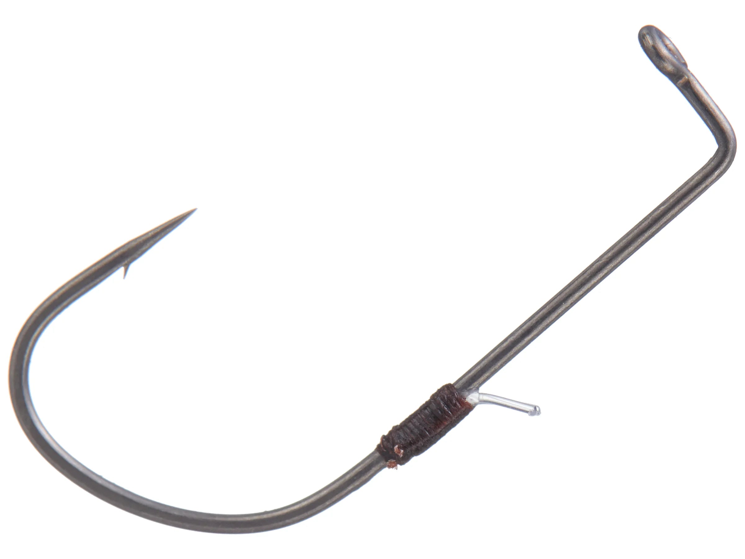 Terminal Tackle Offset Round Bend Worm Hooks