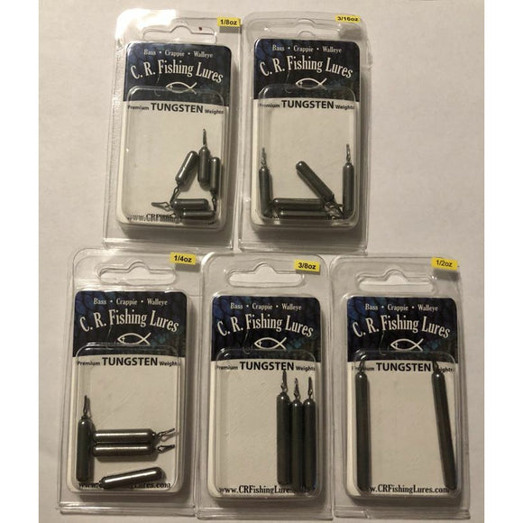 C.R. FISHING TUNGSTEN DROP SHOT WEIGHTS - Copperstate Tackle