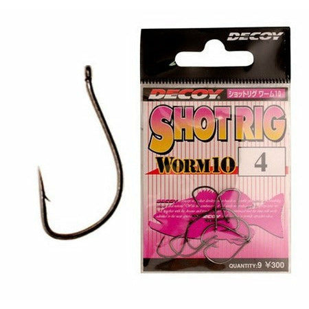 100Pcs Drop Shot Fishing Hooks in-line Drop Shot Rig and Swivels Bass Worm  Hooks